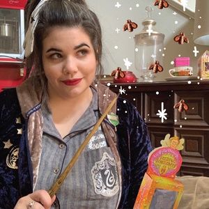 Primark Hogwarts Harry Potter Blue Velvet Robe Size XL